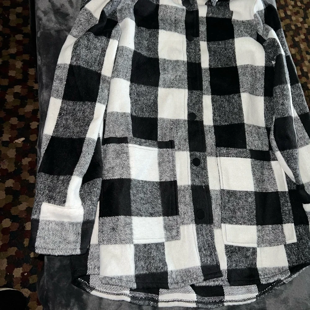 Princess Polly Analee Jacket in Black/White Size L/XL New with tag - Picture 6 of 10